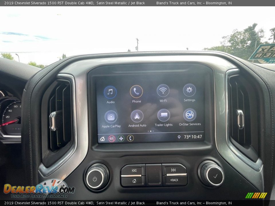 2019 Chevrolet Silverado 1500 RST Double Cab 4WD Satin Steel Metallic / Jet Black Photo #33