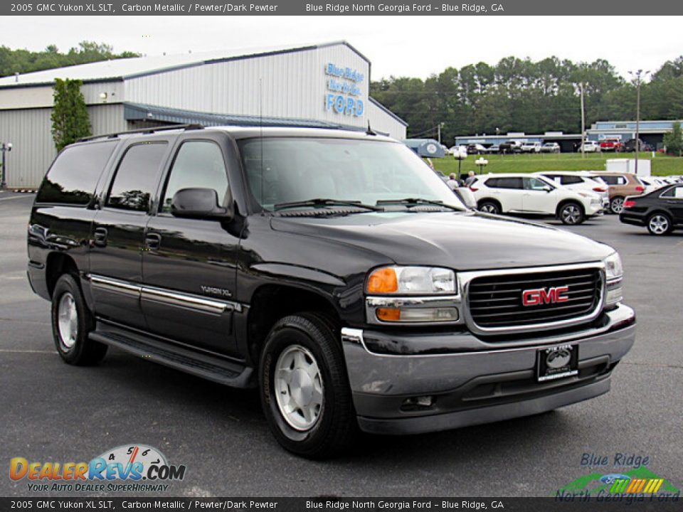 2005 GMC Yukon XL SLT Carbon Metallic / Pewter/Dark Pewter Photo #7