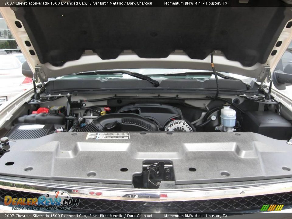 2007 Chevrolet Silverado 1500 Extended Cab Silver Birch Metallic / Dark Charcoal Photo #18