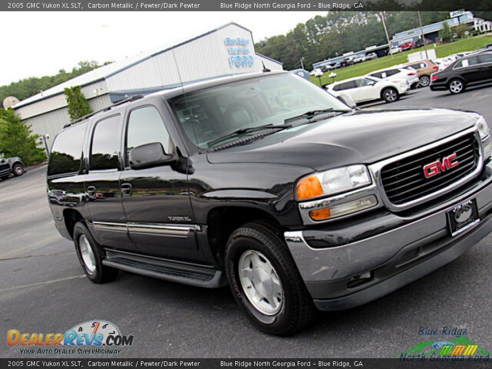 2005 GMC Yukon XL SLT Carbon Metallic / Pewter/Dark Pewter Photo #26