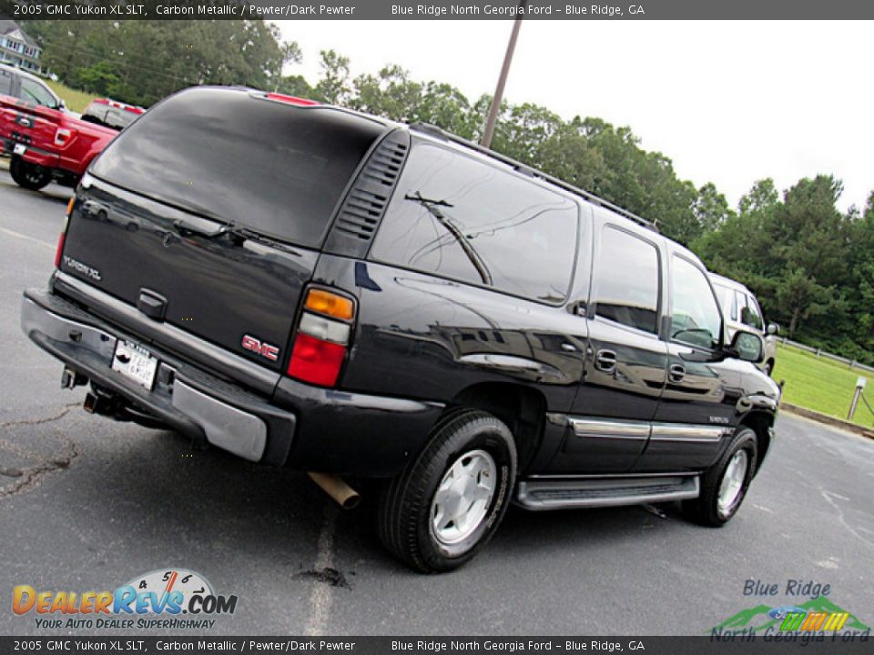 2005 GMC Yukon XL SLT Carbon Metallic / Pewter/Dark Pewter Photo #27