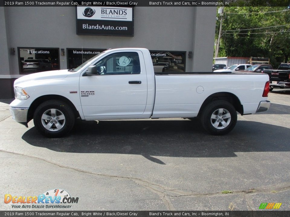 2019 Ram 1500 Tradesman Regular Cab Bright White / Black/Diesel Gray Photo #1