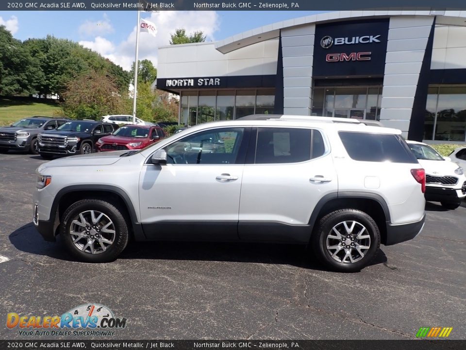 2020 GMC Acadia SLE AWD Quicksilver Metallic / Jet Black Photo #2