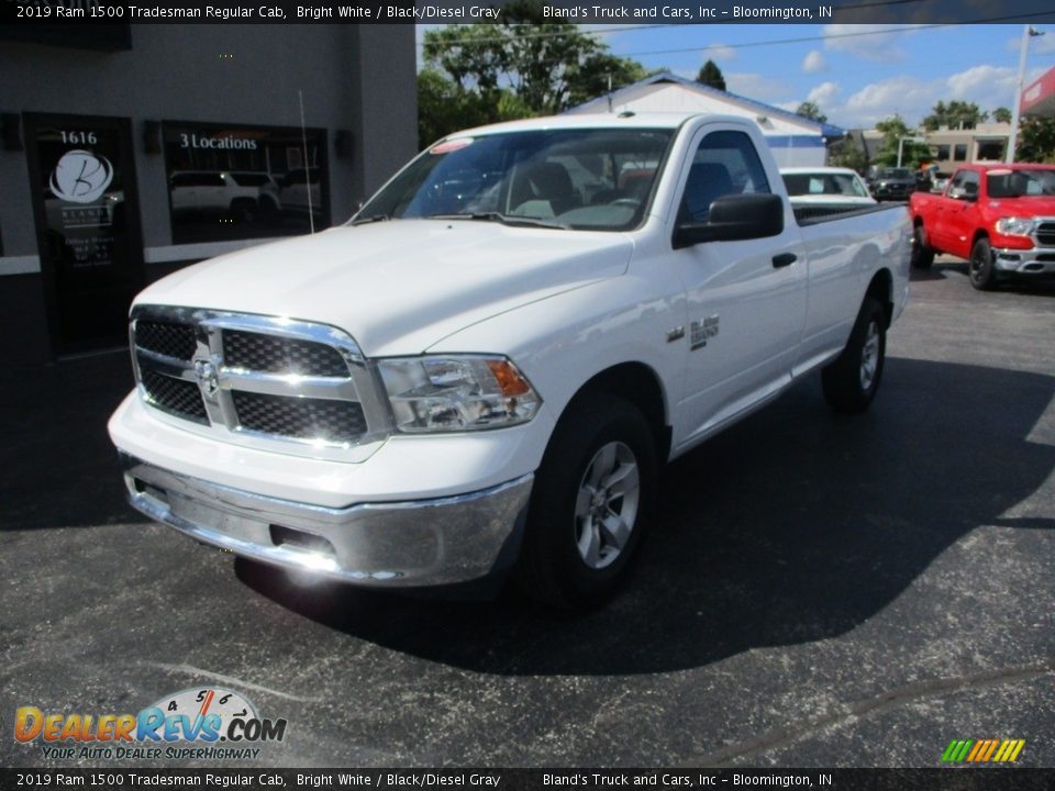 2019 Ram 1500 Tradesman Regular Cab Bright White / Black/Diesel Gray Photo #2