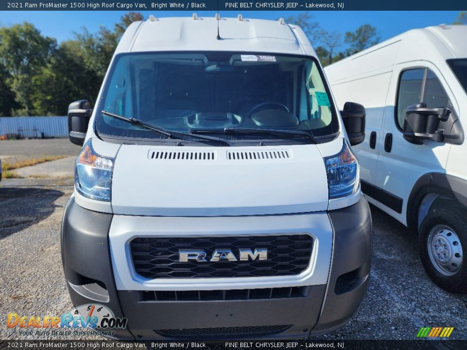2021 Ram ProMaster 1500 High Roof Cargo Van Bright White / Black Photo #2