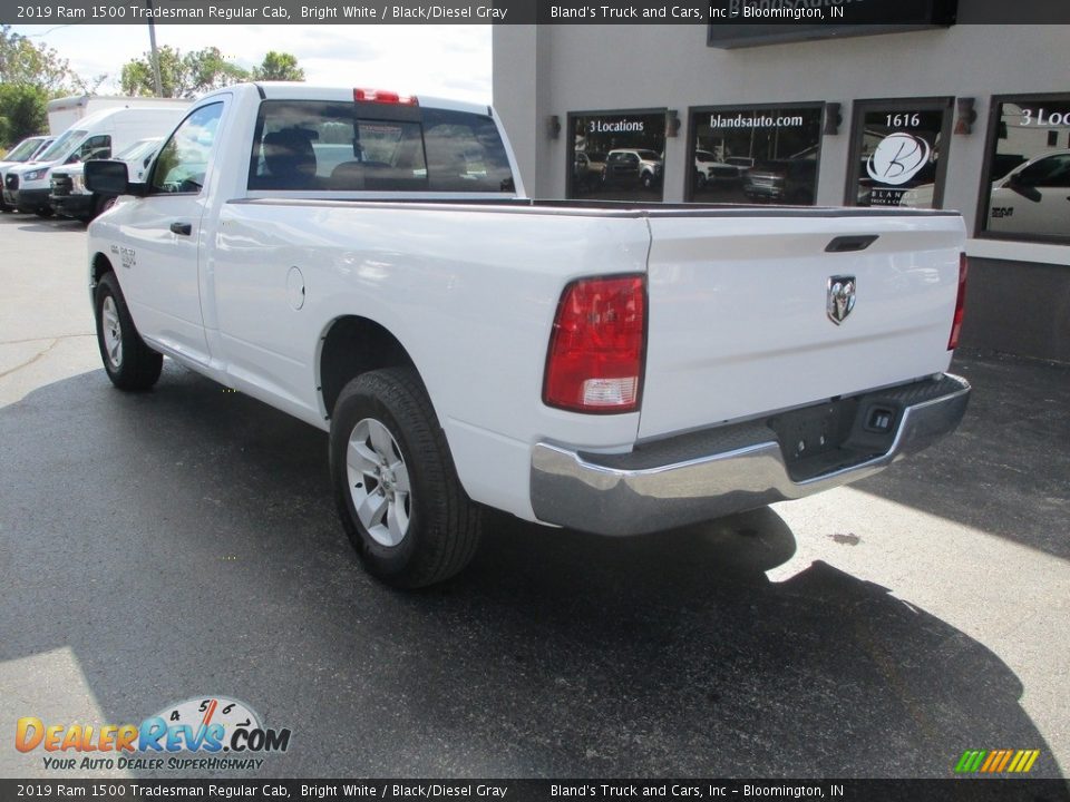 2019 Ram 1500 Tradesman Regular Cab Bright White / Black/Diesel Gray Photo #3