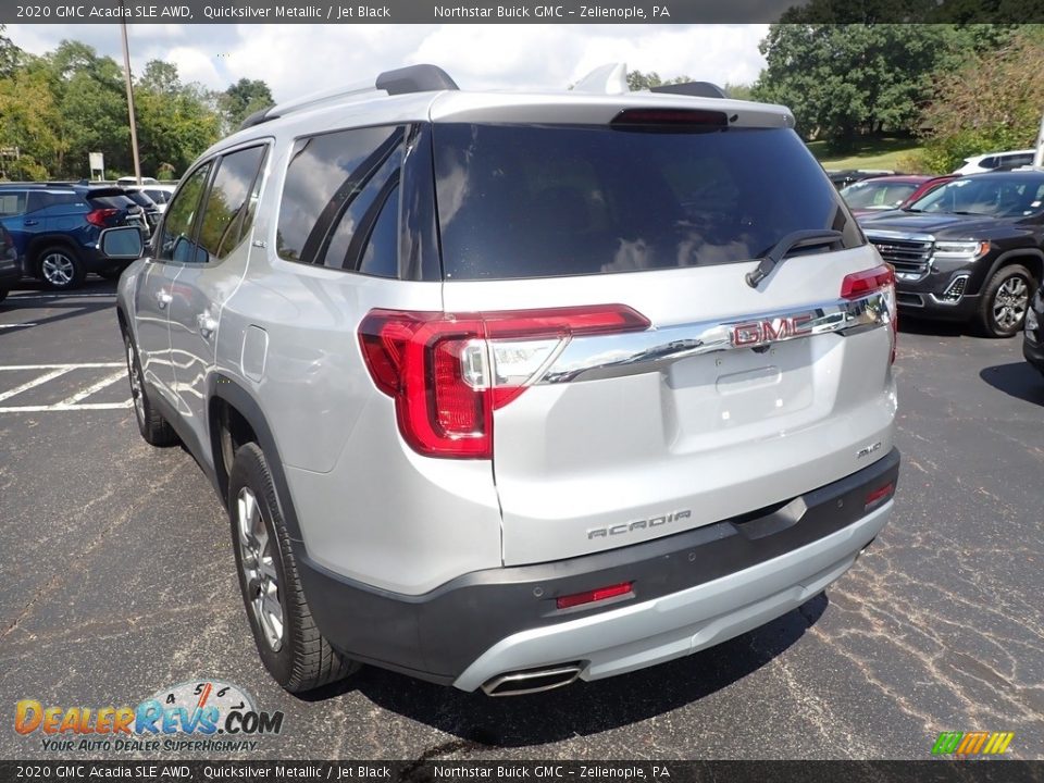 2020 GMC Acadia SLE AWD Quicksilver Metallic / Jet Black Photo #4