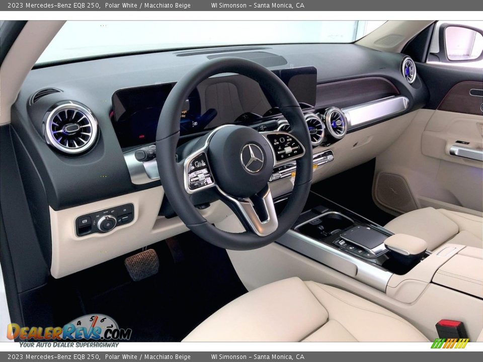 2023 Mercedes-Benz EQB 250 Polar White / Macchiato Beige Photo #4