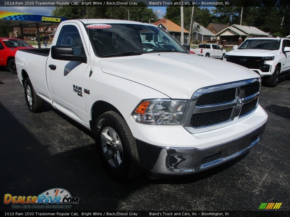 2019 Ram 1500 Tradesman Regular Cab Bright White / Black/Diesel Gray Photo #5