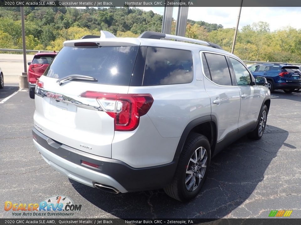 2020 GMC Acadia SLE AWD Quicksilver Metallic / Jet Black Photo #6