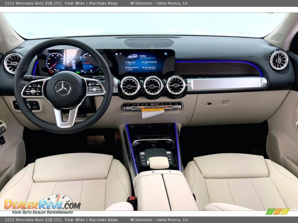 2023 Mercedes-Benz EQB 250 Polar White / Macchiato Beige Photo #6