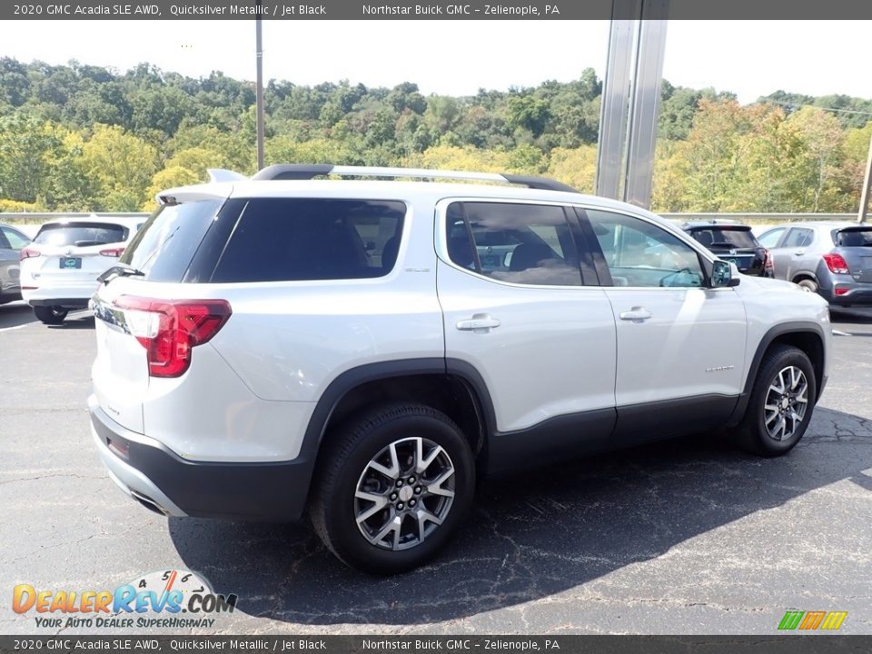 2020 GMC Acadia SLE AWD Quicksilver Metallic / Jet Black Photo #7