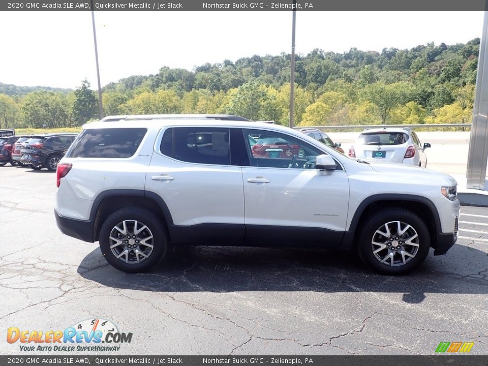 2020 GMC Acadia SLE AWD Quicksilver Metallic / Jet Black Photo #8