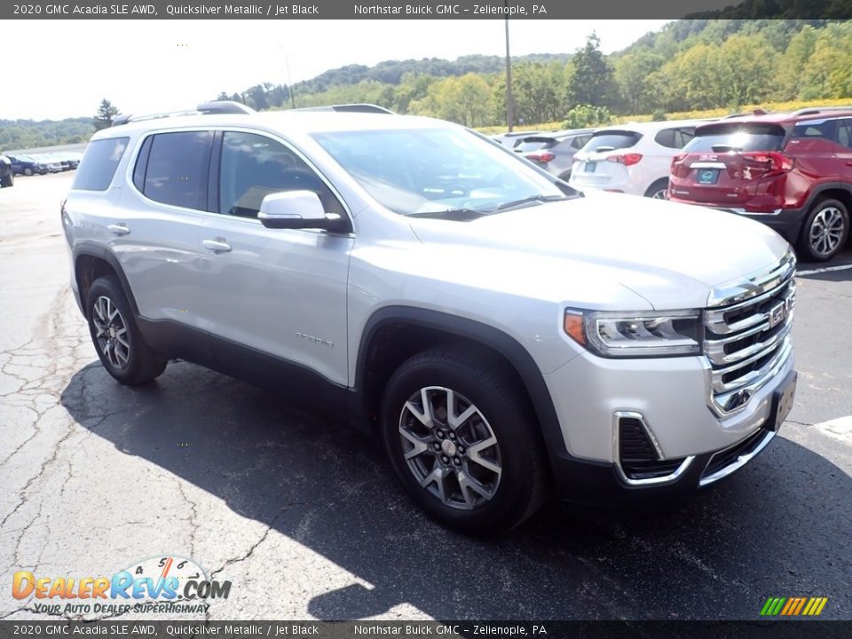 2020 GMC Acadia SLE AWD Quicksilver Metallic / Jet Black Photo #9