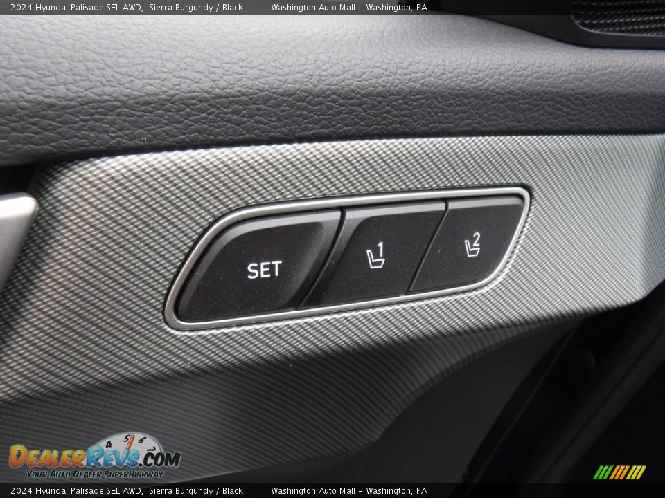 2024 Hyundai Palisade SEL AWD Sierra Burgundy / Black Photo #11