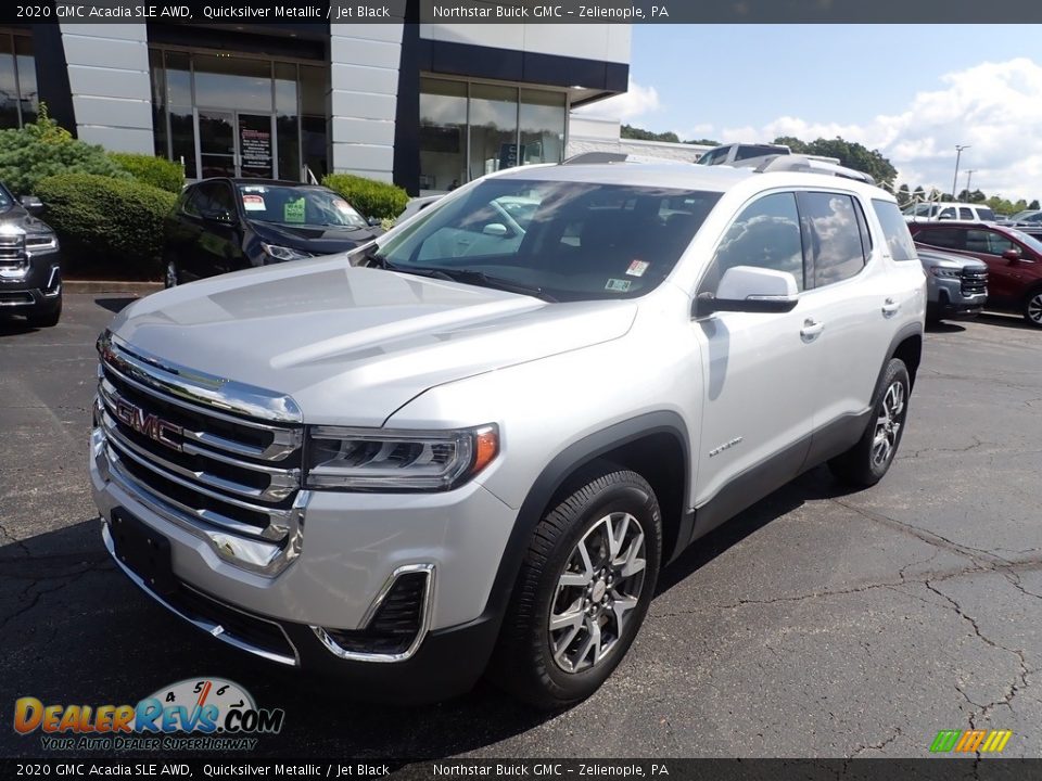 2020 GMC Acadia SLE AWD Quicksilver Metallic / Jet Black Photo #12