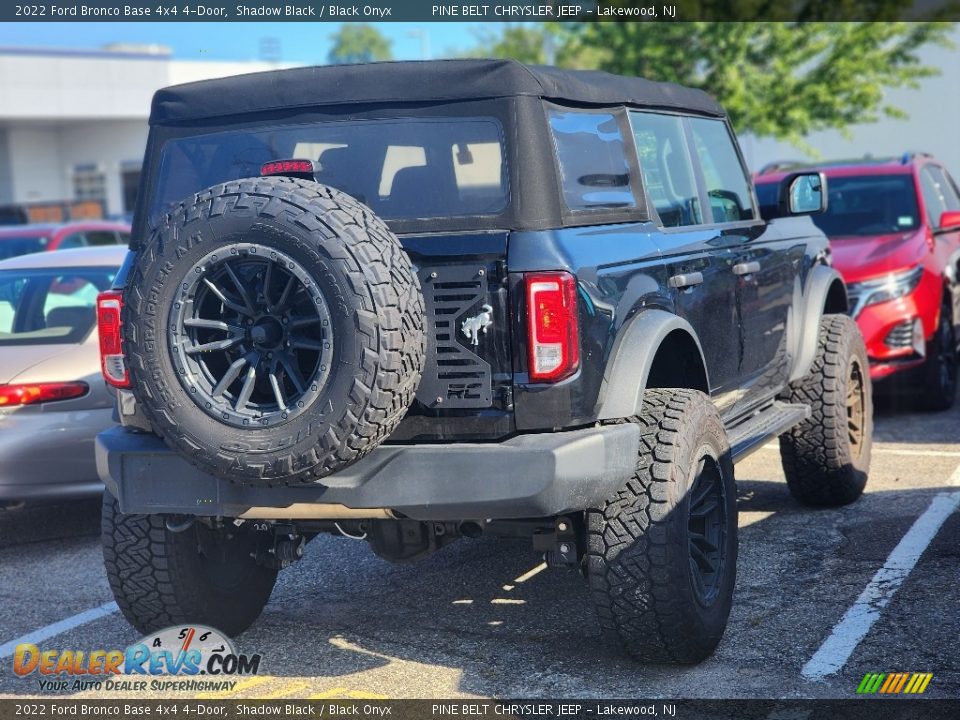 2022 Ford Bronco Base 4x4 4-Door Shadow Black / Black Onyx Photo #3