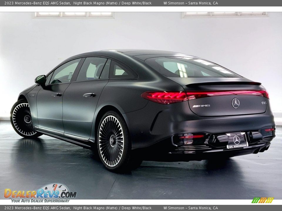 Night Black Magno (Matte) 2023 Mercedes-Benz EQS AMG Sedan Photo #2