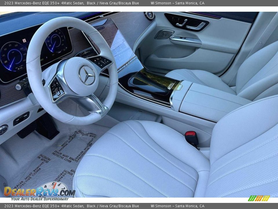 Neva Gray/Biscaya Blue Interior - 2023 Mercedes-Benz EQE 350+ 4Matic Sedan Photo #7