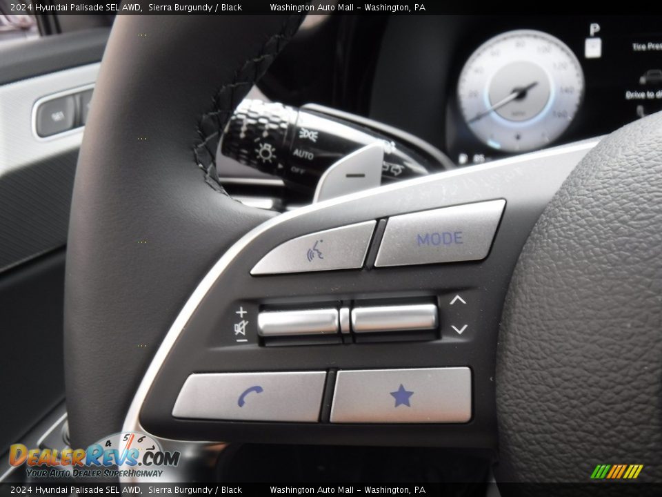 2024 Hyundai Palisade SEL AWD Sierra Burgundy / Black Photo #22