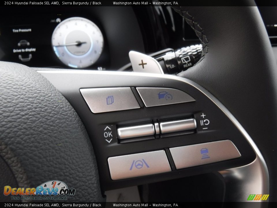 2024 Hyundai Palisade SEL AWD Sierra Burgundy / Black Photo #23