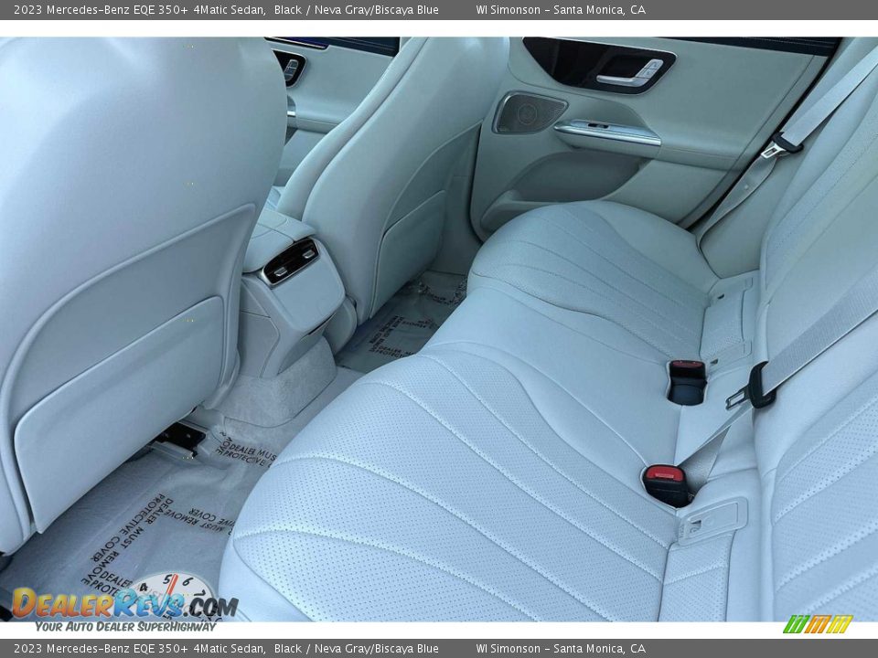Rear Seat of 2023 Mercedes-Benz EQE 350+ 4Matic Sedan Photo #9