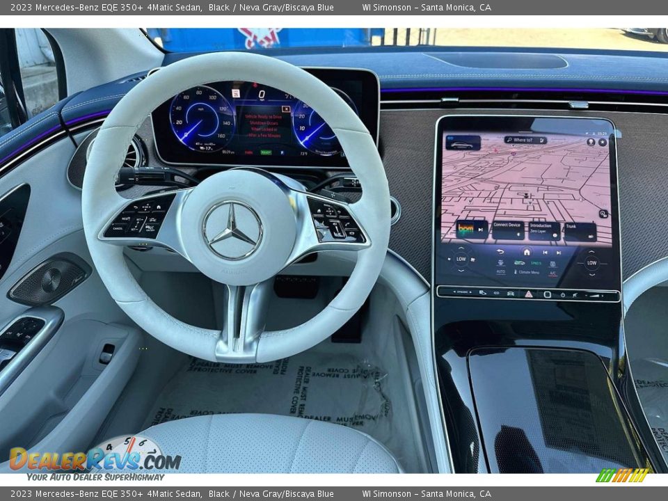 Dashboard of 2023 Mercedes-Benz EQE 350+ 4Matic Sedan Photo #11