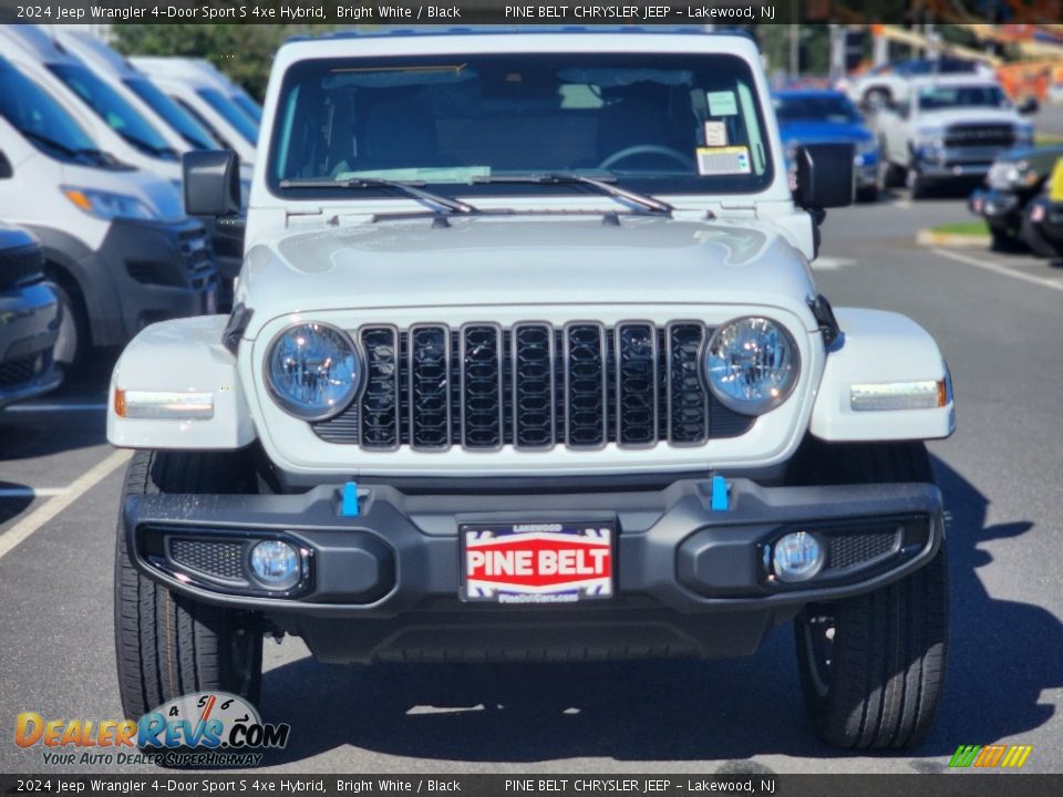 2024 Jeep Wrangler 4-Door Sport S 4xe Hybrid Bright White / Black Photo #2