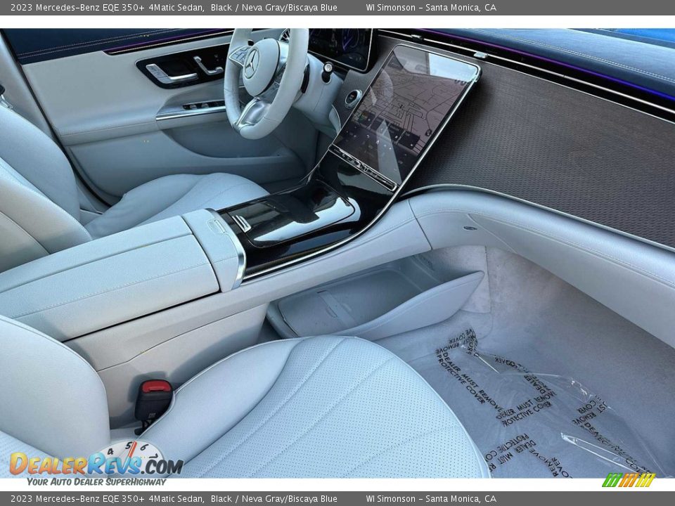 Neva Gray/Biscaya Blue Interior - 2023 Mercedes-Benz EQE 350+ 4Matic Sedan Photo #12