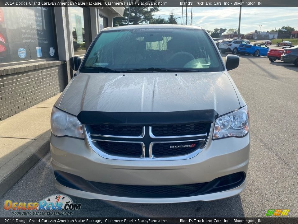 2014 Dodge Grand Caravan American Value Package Cashmere Pearl / Black/Sandstorm Photo #3