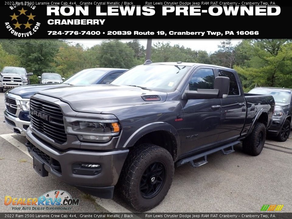 2022 Ram 2500 Laramie Crew Cab 4x4 Granite Crystal Metallic / Black Photo #1