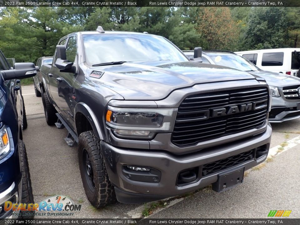 2022 Ram 2500 Laramie Crew Cab 4x4 Granite Crystal Metallic / Black Photo #3