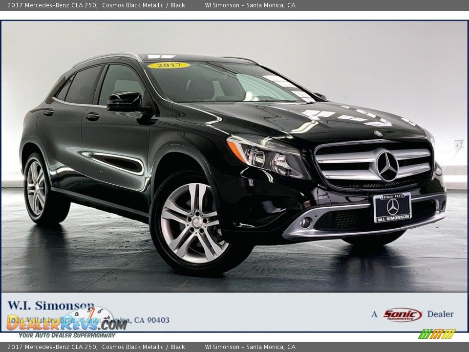 2017 Mercedes-Benz GLA 250 Cosmos Black Metallic / Black Photo #1