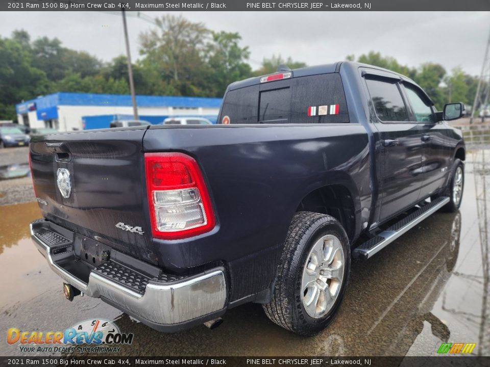Maximum Steel Metallic 2021 Ram 1500 Big Horn Crew Cab 4x4 Photo #3