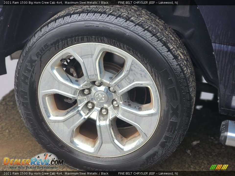 2021 Ram 1500 Big Horn Crew Cab 4x4 Maximum Steel Metallic / Black Photo #6