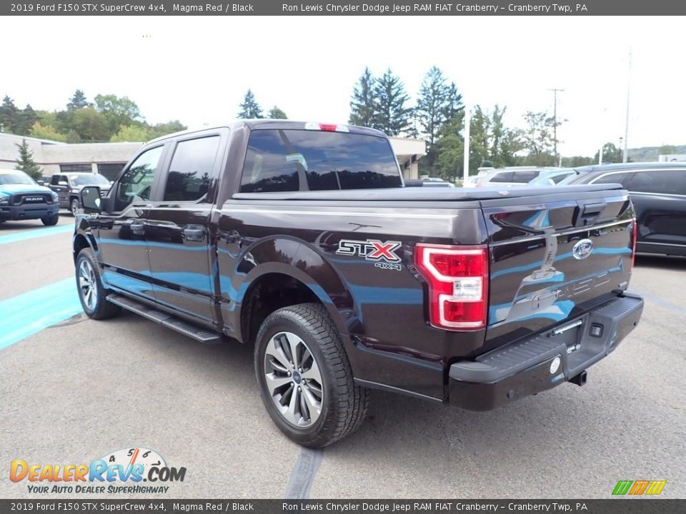 2019 Ford F150 STX SuperCrew 4x4 Magma Red / Black Photo #4