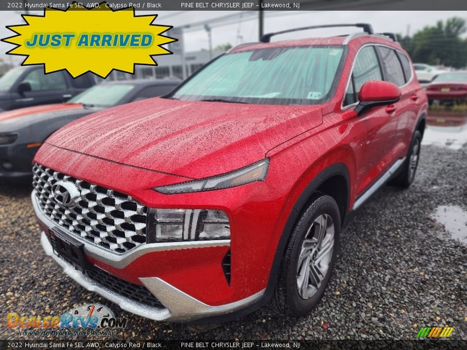 2022 Hyundai Santa Fe SEL AWD Calypso Red / Black Photo #1