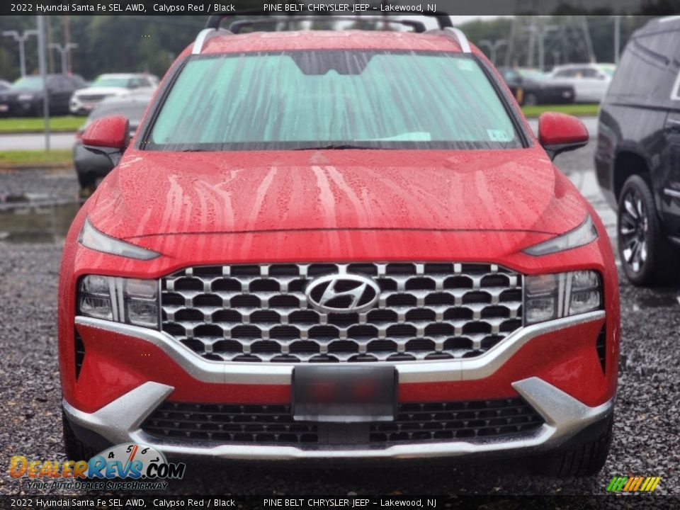 2022 Hyundai Santa Fe SEL AWD Calypso Red / Black Photo #2