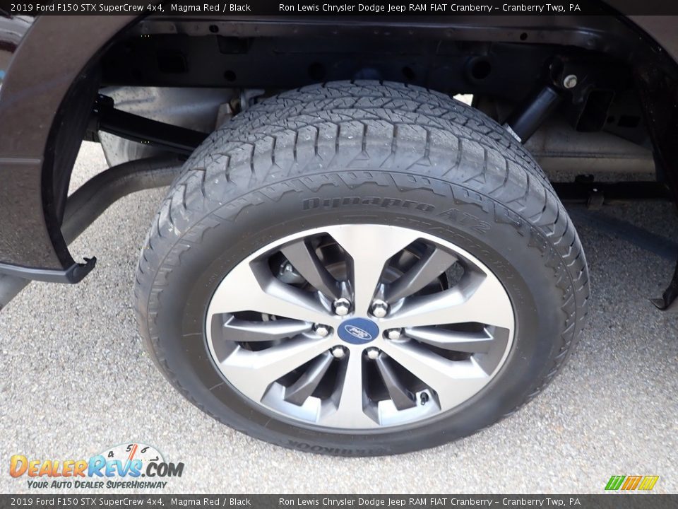2019 Ford F150 STX SuperCrew 4x4 Magma Red / Black Photo #8