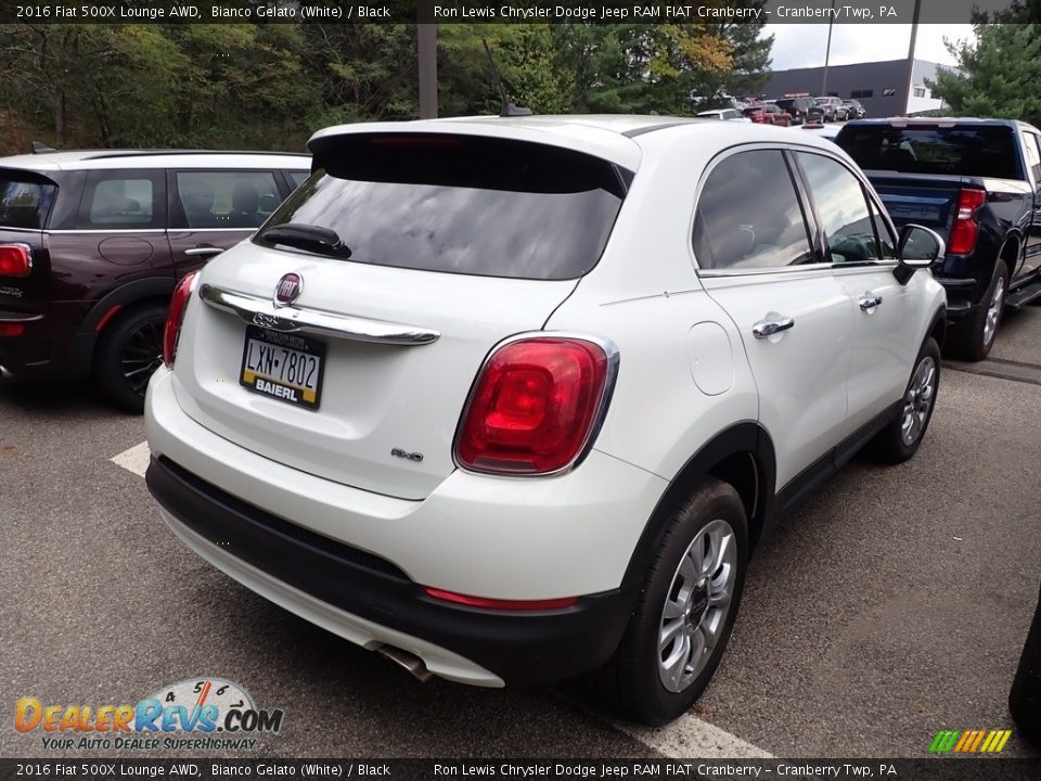 2016 Fiat 500X Lounge AWD Bianco Gelato (White) / Black Photo #2