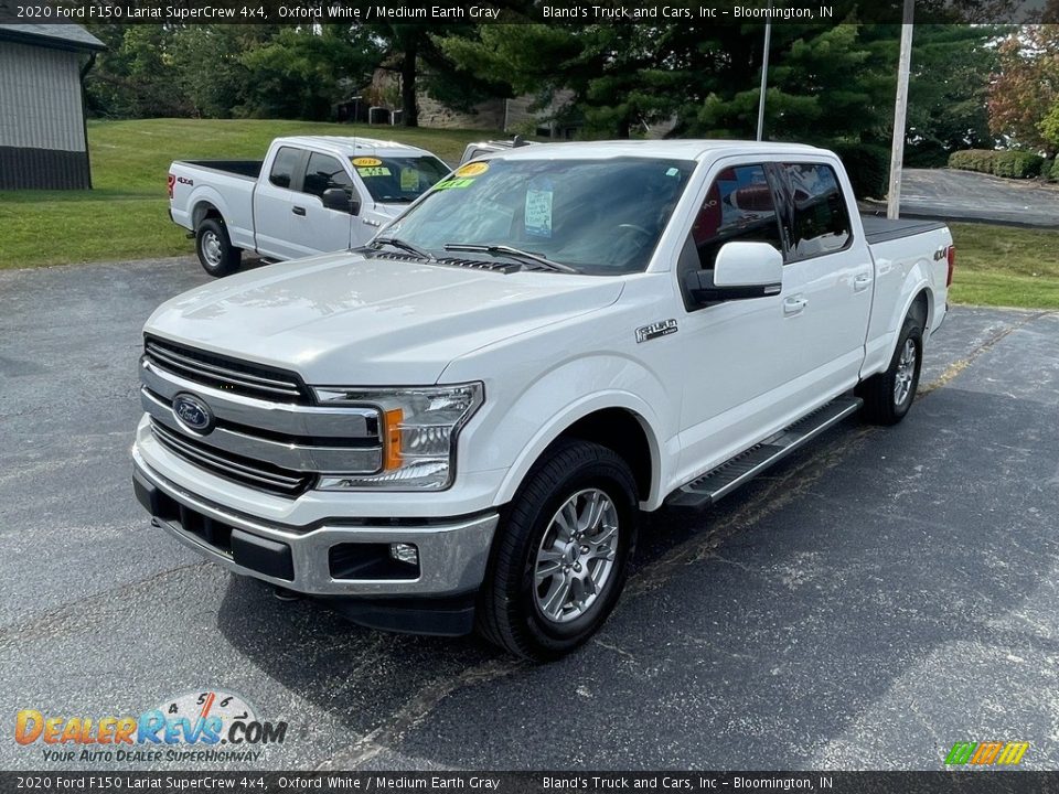 Front 3/4 View of 2020 Ford F150 Lariat SuperCrew 4x4 Photo #2