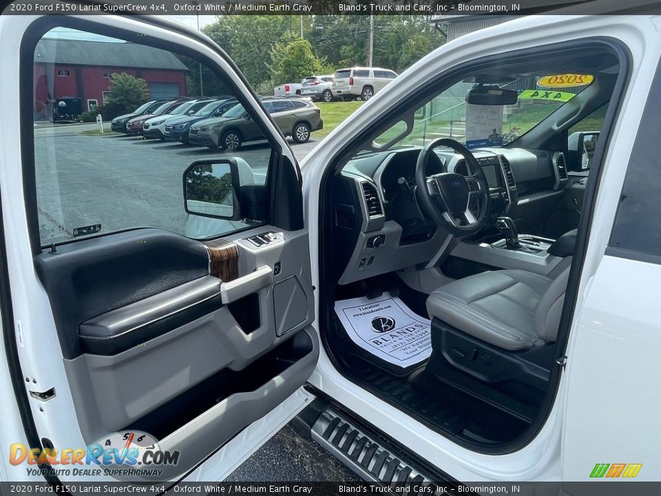 Front Seat of 2020 Ford F150 Lariat SuperCrew 4x4 Photo #8