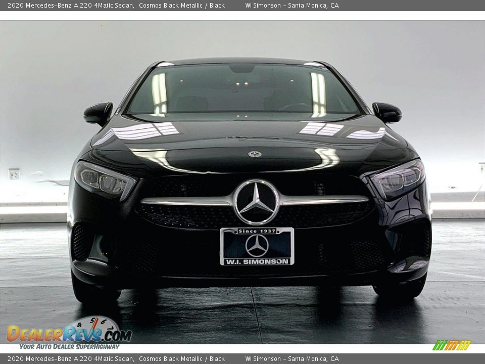 2020 Mercedes-Benz A 220 4Matic Sedan Cosmos Black Metallic / Black Photo #2