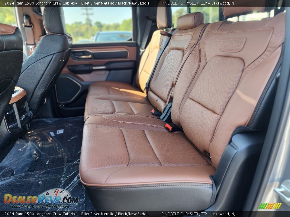 Rear Seat of 2024 Ram 1500 Longhorn Crew Cab 4x4 Photo #7