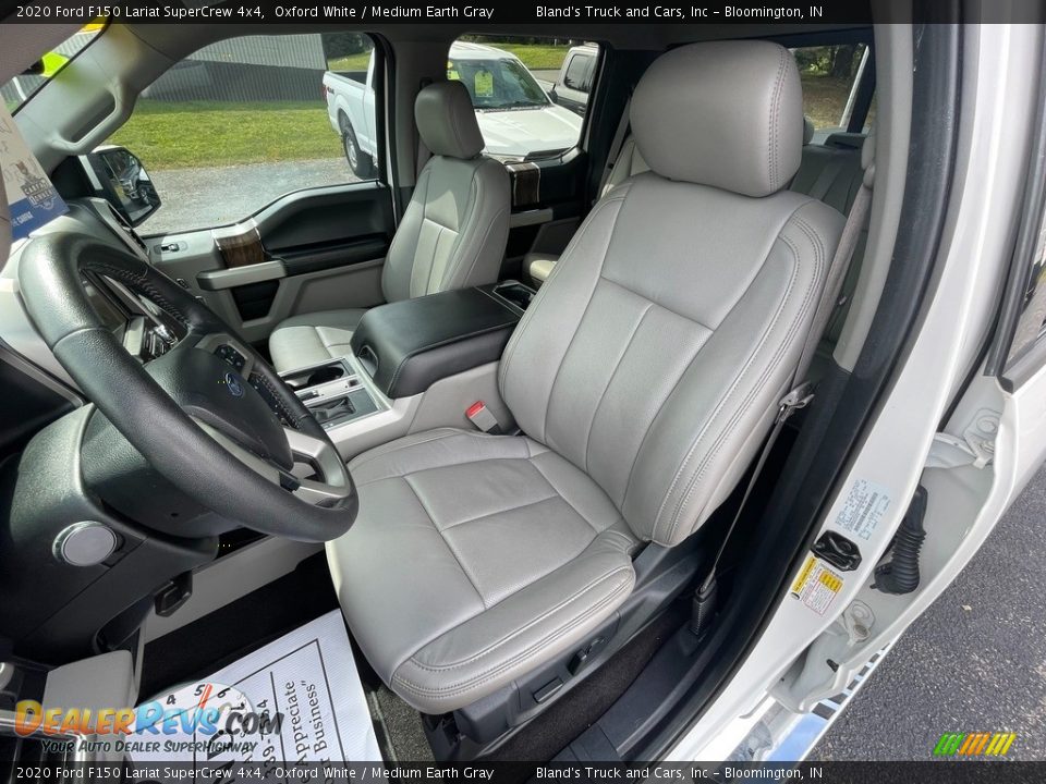 Front Seat of 2020 Ford F150 Lariat SuperCrew 4x4 Photo #13