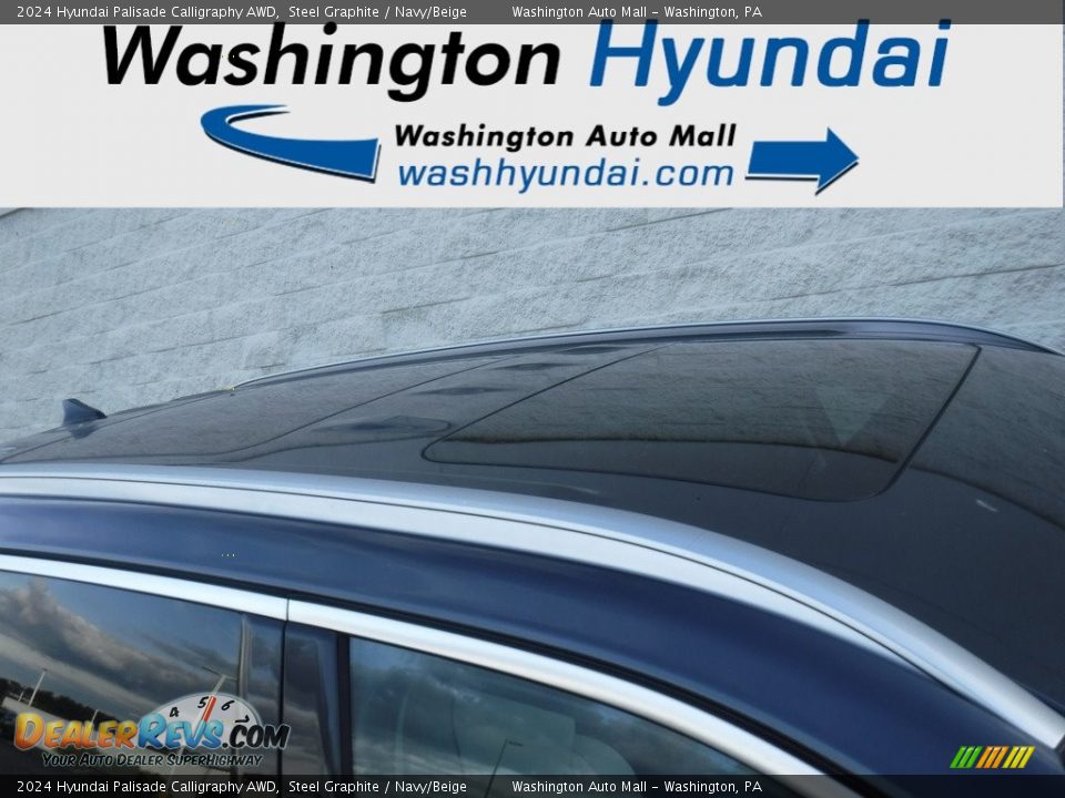 2024 Hyundai Palisade Calligraphy AWD Steel Graphite / Navy/Beige Photo #3