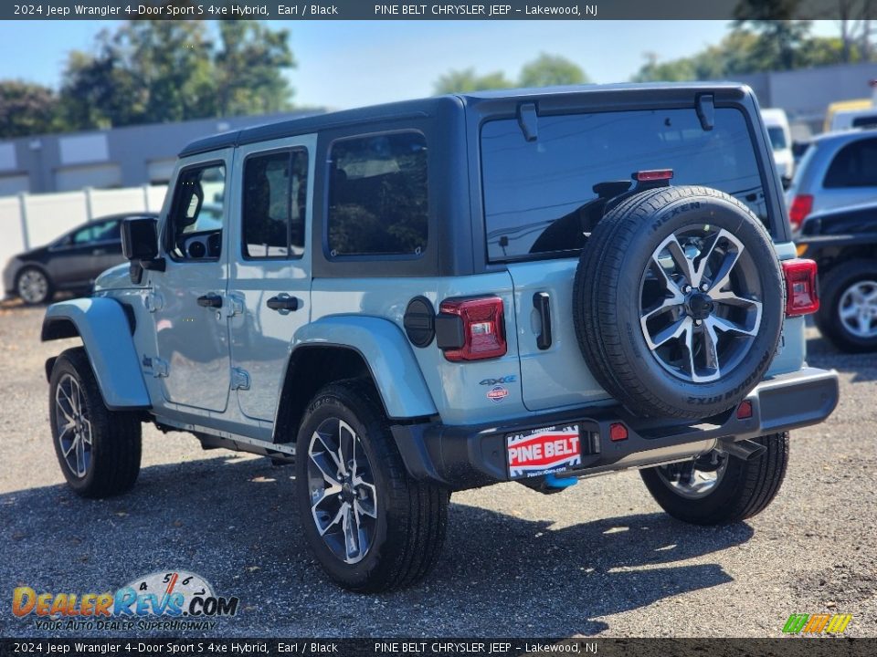 2024 Jeep Wrangler 4-Door Sport S 4xe Hybrid Earl / Black Photo #4