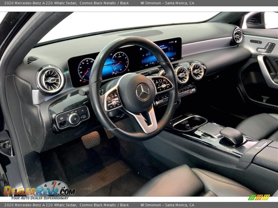 2020 Mercedes-Benz A 220 4Matic Sedan Cosmos Black Metallic / Black Photo #14