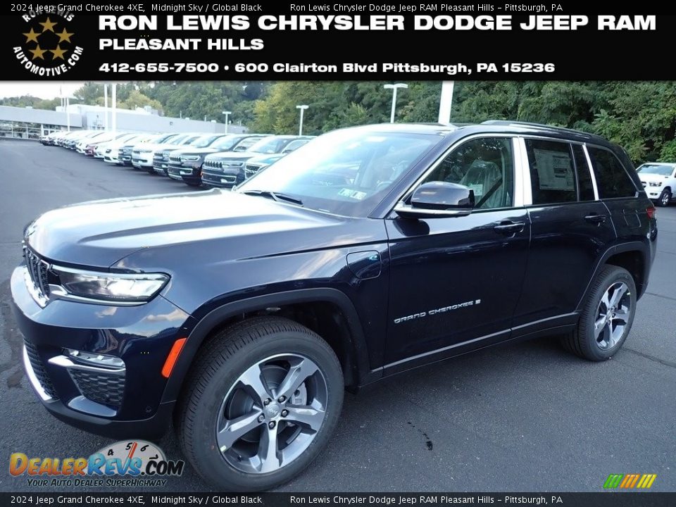 2024 Jeep Grand Cherokee 4XE Midnight Sky / Global Black Photo #1