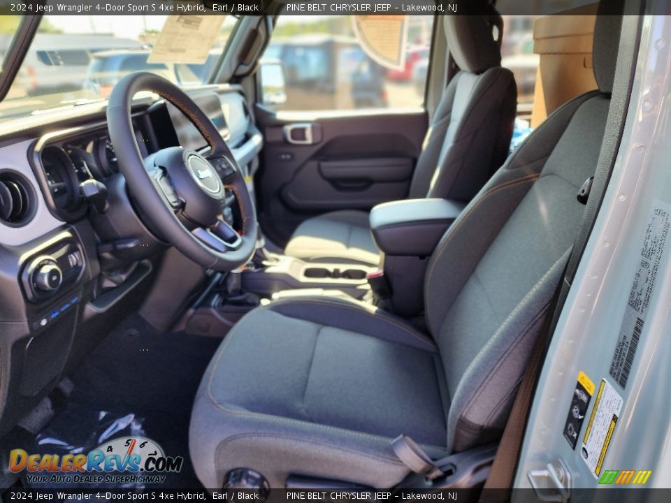 2024 Jeep Wrangler 4-Door Sport S 4xe Hybrid Earl / Black Photo #10